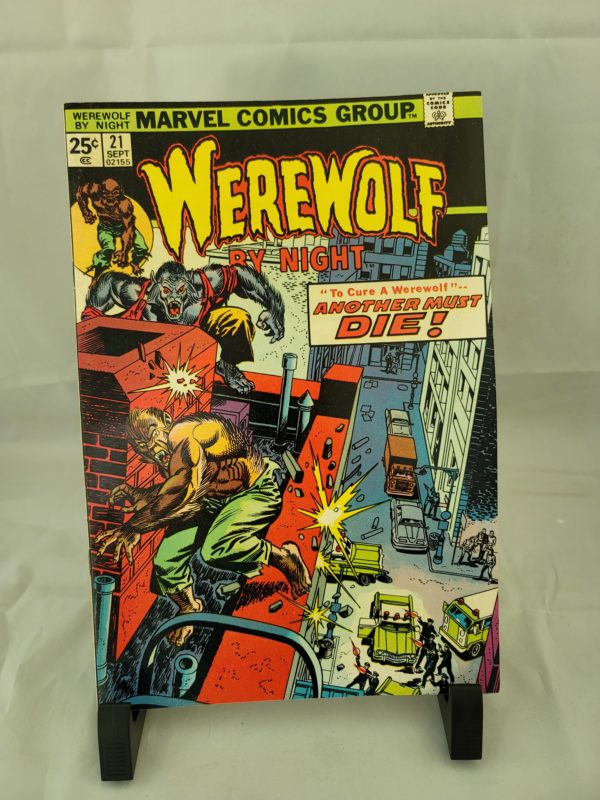 Werewolf by night #21 comic front