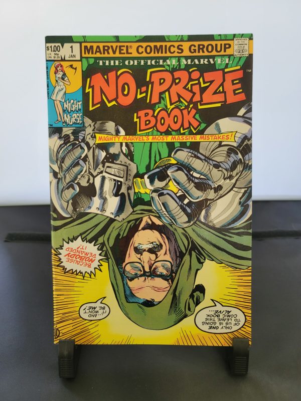 Marvel no prize book comic front